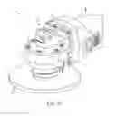 Fig. 09 - Accessory clamp and spindle lock mechanism for power tool