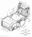 Fig. 01 - Printing device including holder supporting platen roller through bearings