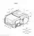 Fig. 02 - Printing device including holder supporting platen roller through bearings