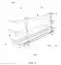 Fig. 13 - Modular roof mounted staging bracket and rail members