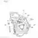 Fig. 08 - Electric generator cooling structure for internal combustion engine