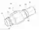 Fig. 01 - Connection device comprising a flexible tube for collection of a liquid in the event of leakage or oozing