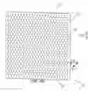 Fig. 01 - Sound absorbing panel with wedge-shaped cross-section micro-slits