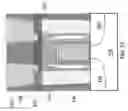 Fig. 12 - Transistor with air spacer and self-aligned contact