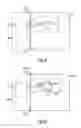 Fig. 02 - Utility routing for a door-mounted icemaker