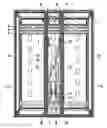 Fig. 01 - Electrical enclosure arrangement comprising an electrical enclosure line and a cooling device connected into the line