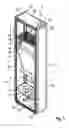 Fig. 02 - Electrical enclosure arrangement comprising an electrical enclosure line and a cooling device connected into the line