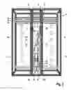 Fig. 04 - Electrical enclosure arrangement comprising an electrical enclosure line and a cooling device connected into the line