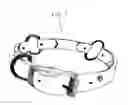 Fig. 02 - Collar, band, belt, or strap, consisting of multiple methods for securing, displaying tags, charms or other adornments.