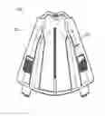 Fig. 01 - BLAZER HAVING REMOVABLE ARM PIT SECTION