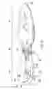 Fig. 12 - Article of footwear with elongated shock absorbing heel system