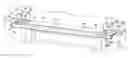 Fig. 01 - Room darkening curtain rods including removable finials