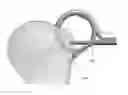 Fig. 01 - Circular bone tunneling device employing a stabilizing element