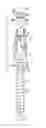 Fig. 01 - Bone anchor receiver with longitudinally extending tool attachment structures
