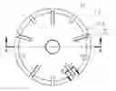 Fig. 01 - Staggered-teeth diamond saw blade and preparation method thereof