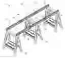 Fig. 01 - RAIL SYSTEM FOR SAWHORSES