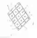 Fig. 02 - Panel with fixture retaining features and modular assemblies made using multiple panels