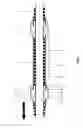 Fig. 08 - Cutting bead for a saw rope