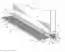 Fig. 01 - Threshold assembly having a rail with a drainage wall defining a drainage passageway