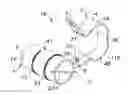 Fig. 01 - Method for fastening a conduit on a support by means of freely adjustable captive flanges