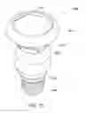 Fig. 14 - LAMP WITH HEAT SINK AND ACTIVE COOLING DEVICE