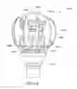 Fig. 20 - LAMP WITH HEAT SINK AND ACTIVE COOLING DEVICE