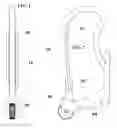 Fig. 02 - Carabiner with fire starting implement