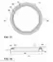 Fig. 13 - Cap to change inner flame burner to vertical flame