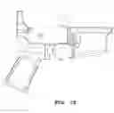 Fig. 06 - Modular receiver system for firearms and an adjustable and tool-less removable trigger assembly