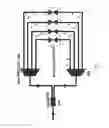 Fig. 12 - Integrated polarization splitter and rotator including a third region for tuning the polarization dependent loss of output transverse electric signals