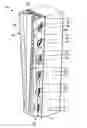 Fig. 01 - Baffle for line array loudspeaker