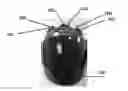 Fig. 01 - Helmet with mechanism for cooling