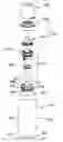 Fig. 01 - Bubble formation inhibiting vent assembly for a vented bottle assembly
