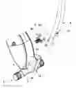 Fig. 01 - Adjustment bracket structure for front upright of exercise bicycle