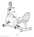 Fig. 11 - Adjustment bracket structure for front upright of exercise bicycle