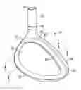Fig. 01 - Golf club head with hosel support structure