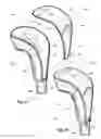 Fig. 20 - Headcovers having a pull strap and methods for manufacturing the same