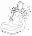 Fig. 01 - Seat assembly having a bolster subassembly