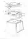 Fig. 01 - Nested liner assembly for a trash receptacle with lid