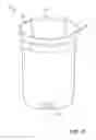 Fig. 07 - Nested liner assembly for a trash receptacle with lid
