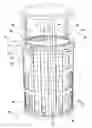 Fig. 01 - Rotationally operable bin liner for use in a refuse receptacle