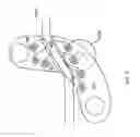 Fig. 13 - Bristled winch-guide