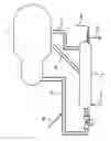 Fig. 01 - Device for cooling heat transfer solid for precisely controlling the temperature, said device optionally being associated with an endothermic or exothermic process