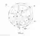 Fig. 04 - Vane spacing for a variable displacement oil pump