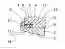 Fig. 01 - Temperature compensation ring as well as bearing ring with the temperature compensation ring