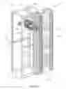 Fig. 43 - High density fiber enclosure and method