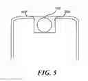 Fig. 08 - Display device comprising a touch sensor formed along a perimeter of a transparent region that extends through a display layer and exposes a light sensor