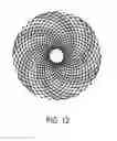 Fig. 10 - Antenna element placement for a cylindrical feed antenna