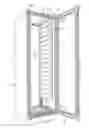 Fig. 01 - Switchgear cabinet or rack for accommodating electrical energy stores, in particular batteries, and a corresponding switchgear cabinet assembly or rack assembly