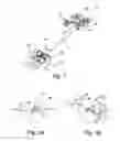 Fig. 02 - Drone provided with a video camera and means for compensating for the artefacts produced at the highest roll angles